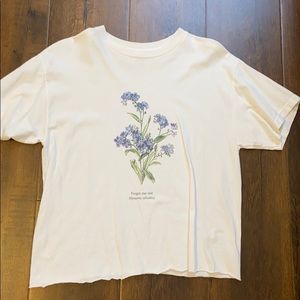 brandy melville/john galt forget me not tee shirt